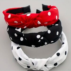 Knot Headband Poke A Dots